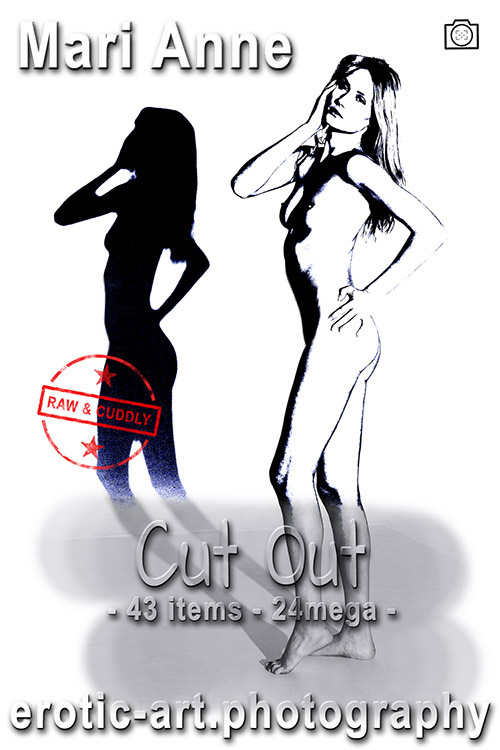 Cut Out. Her Big nudes. Actor: Mari Anne. Artist: Jay Gee. Production: Erotic Art Photography, EAP.