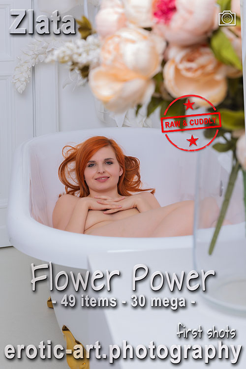 Flower Power. First Shots. Actor: Zlata. Artist: Jay Gee. Production: Erotic Art Photography EAP.