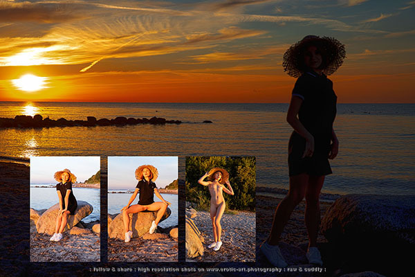 Feature: Erotic-Art-Photography, erotic models Kateryna and Mira, Shootings on the shores of Mediterrania